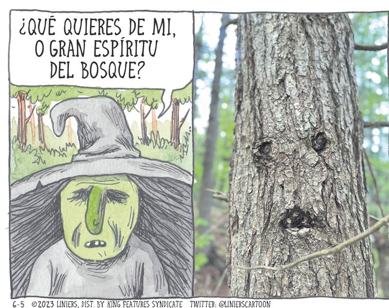 Trunk OCR: ¿QUÉ QUIERES DE MIO GRAN ESPÍRITU DEL BOSQUE? ???? ww 15 ???? S Abs AWT. 6-5 ©2023 LINIERSDIST. BY KING FEATURES SYNDICATE TWITTER: @LINIERSCARTOON ¿ QUÉ QUIERES DE MIO GRAN ESPÍRITU DEL BOSQUE ? ???? ww 15 ???? S Abs AWT . 6-5 © 2023 LINIERSDIST . BY KING FEATURES SYNDICATE TWITTER : @LINIERSCARTOON