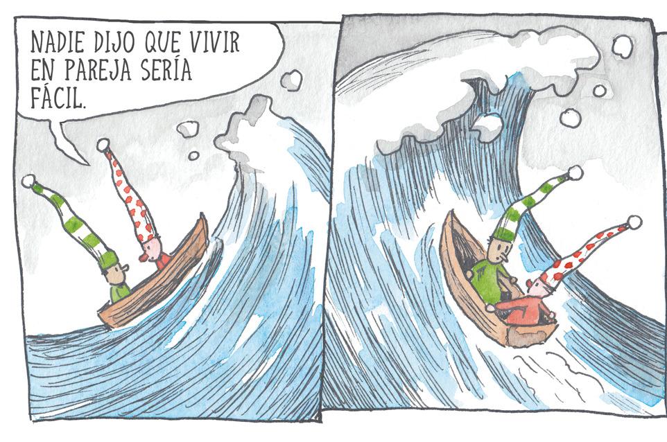 Sketch OCR: NADIE DIJO QUE VIVIR EN PAREJA SERÍA FÁCIL O NADIE DIJO QUE VIVIR EN PAREJA SERÍA FÁCIL O