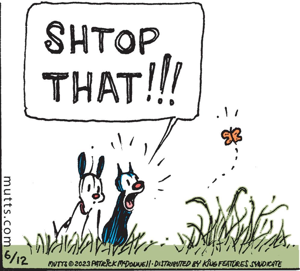 Handwriting OCR: mutts.com 6/12 SHTOP THAT!!! A 53 Attr 48 MUTTS © 2023 PATRICK MCDONNE||· DISTRIBUTED BY KING FEATURES SYNDICATE mutts.com 6/12 SHTOP THAT !!! A 53 Attr 48 MUTTS © 2023 PATRICK MCDONNE || · DISTRIBUTED BY KING FEATURES SYNDICATE