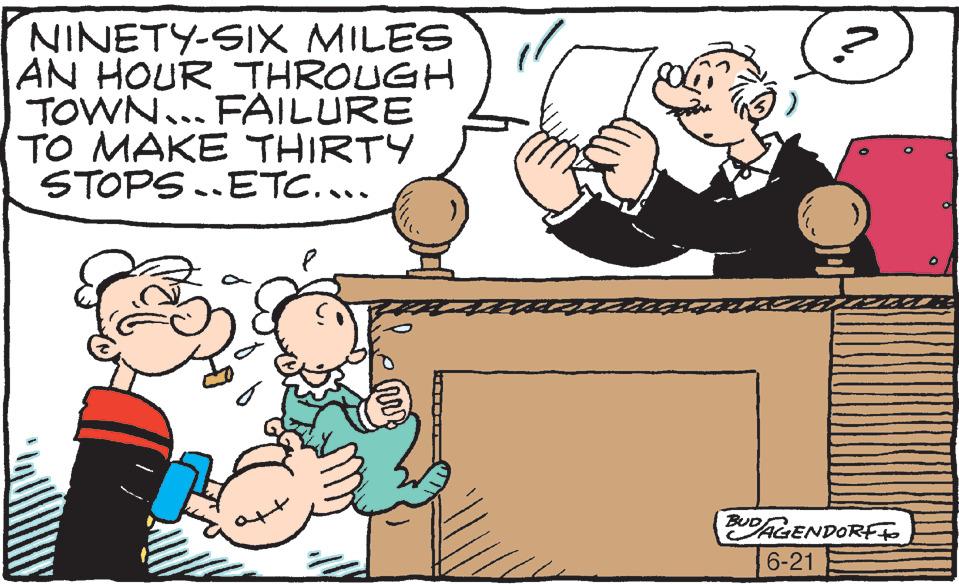 Conversation OCR: NINETY-SIX MILES AN HOUR THROUGH TOWN... FAILURE TO MAKE THIRTY STOPS..ETC.... 10 2 n. 1551 BUD/AGENDORE TO 6-21 NINETY - SIX MILES AN HOUR THROUGH TOWN ... FAILURE TO MAKE THIRTY STOPS..ETC .... 10 2 n . 1551 BUD / AGENDORE TO 6-21