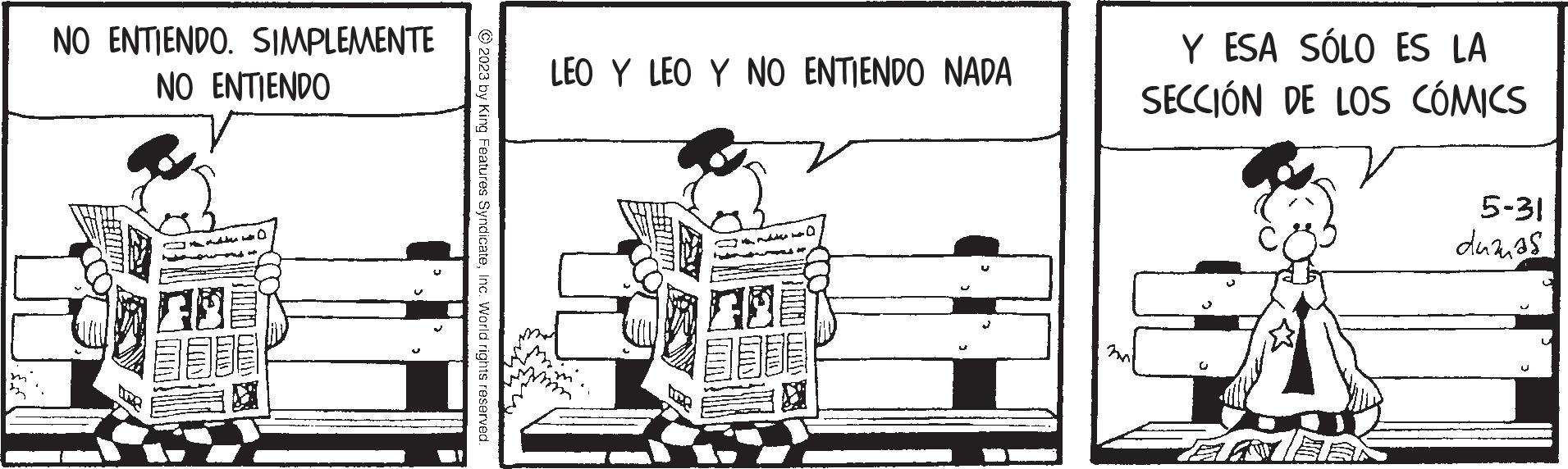 Diagram OCR: NO ENTIENDO. SIMPLEMENTE NO ENTIENDO E ??? LEO Y LEO Y NO ENTIENDO NADA ??? 20 Y ESA SÓLO ES LA SECCIÓN DE LOS CÓMICS ENER 5-31 dumas. NO ENTIENDO . SIMPLEMENTE NO ENTIENDO E ??? LEO Y LEO Y NO ENTIENDO NADA ?? ? 20 Y ESA SÓLO ES LA SECCIÓN DE LOS CÓMICS ENER 5-31 dumas .