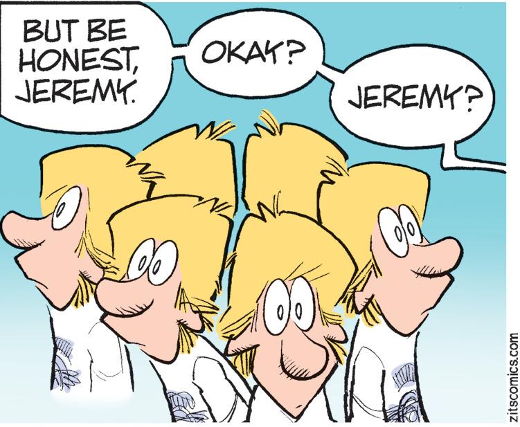 Jaw OCR: BUT BE HONESTJEREMY. OKAK? JEREMY? zitscomics.com BUT BE HONESTJEREMY . OKAK ? JEREMY ? zitscomics.com