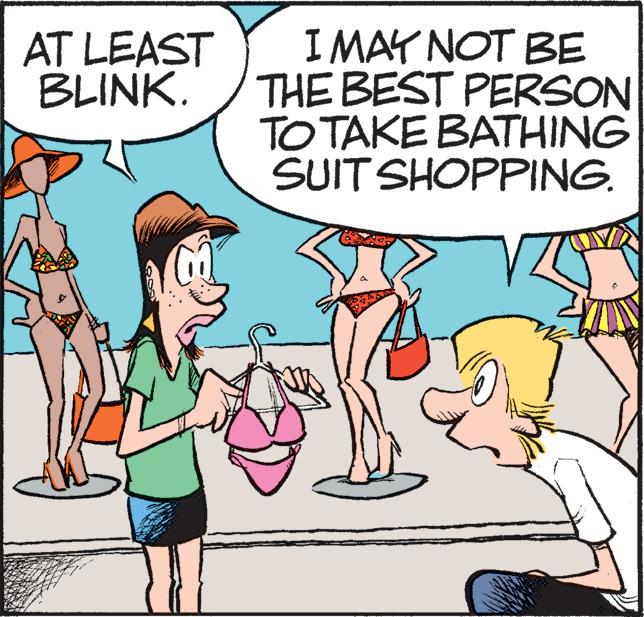 Parallel OCR: AT LEAST BLINK. I MAY NOT BE THE BEST PERSON TO TAKE BATHING SUIT SHOPPING. AT LEAST BLINK . I MAY NOT BE THE BEST PERSON TO TAKE BATHING SUIT SHOPPING .