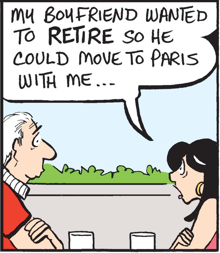 Line OCR: MY BOYFRIEND WANTED ?? TO RETIRE SO HE COULD MOVE TO PARIS WITH ME... Bor MY BOYFRIEND WANTED ?? TO RETIRE SO HE COULD MOVE TO PARIS WITH ME ... Bor