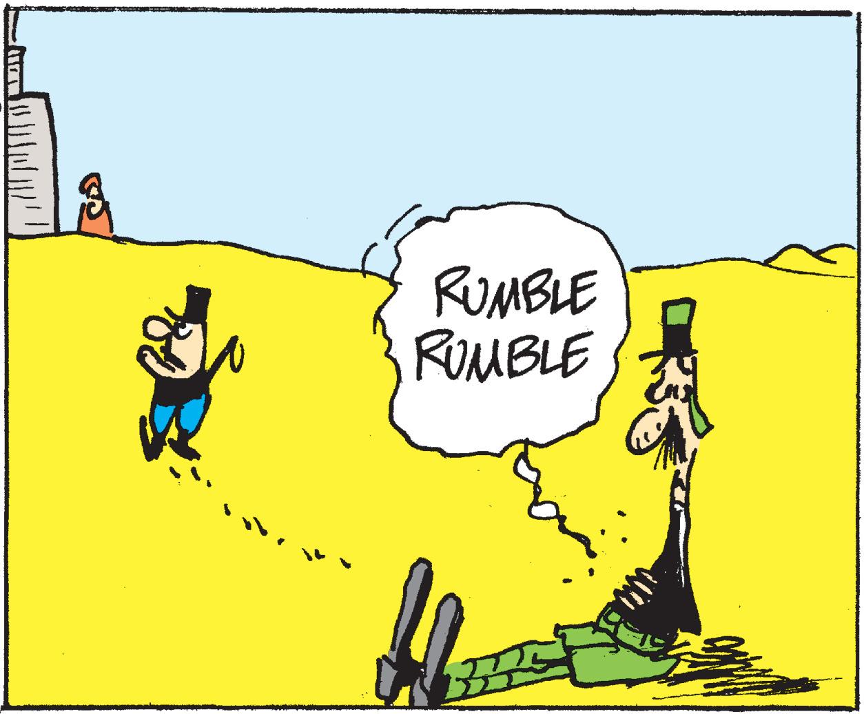 Art OCR: 3 RUMBLE RUMBLE 25 3 RUMBLE RUMBLE 25