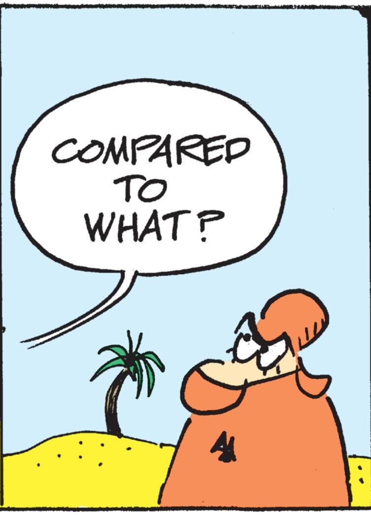 Art OCR: COMPARED TO WHAT? 4 COMPARED TO WHAT ? 4
