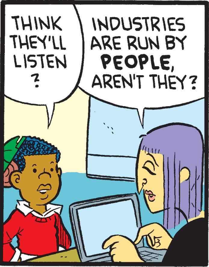 Happy OCR: THINK THEY'LL LISTEN ? INDUSTRIES ARE RUN BY PEOPLE AREN'T THEY? THINK THEY'LL LISTEN ? INDUSTRIES ARE RUN BY PEOPLE AREN'T THEY ?