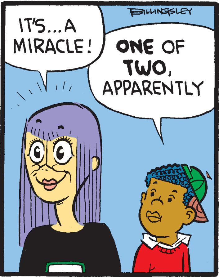 Gesture OCR: IT'S...A MIRACLE! / ONE OF O BILLINGSLEY "APPARENTLY IT'S ... A MIRACLE ! / ONE OF O BILLINGSLEY "