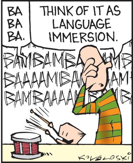 Handwriting OCR: BA BA BA. THINK OF IT AS LANGUAGE IMMERSION. BAMBAMBA MB BAAAAMBAK JAM BAMBAAAABB MMID KiváLeski BA BA BA . THINK OF IT AS LANGUAGE IMMERSION . BAMBAMBA MB BAAAAMBAK JAM BAMBAAAABB MMID KiváLeski