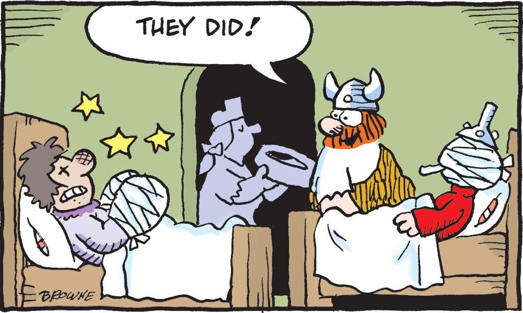 Fictional character OCR: BROWNE THEY DID! 13 BROWNE THEY DID ! 13