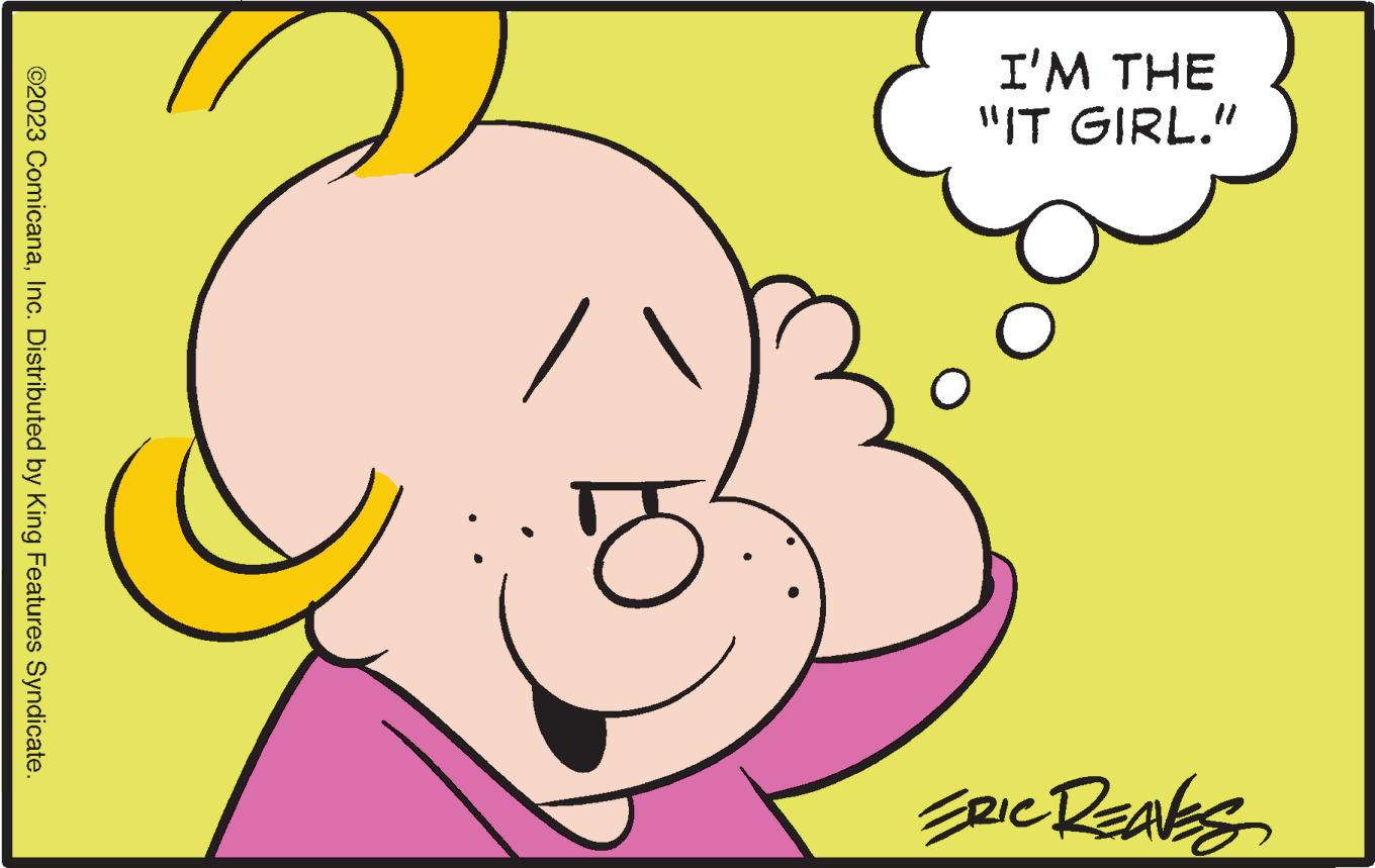 Gesture OCR: I'M THE "IT GIRL." O ? ©2023 ComicanaInc. Distributed by King Features Syndicate. ERIC REAVES I'M THE " IT GIRL . " O ? © 2023 ComicanaInc. Distributed by King Features Syndicate . ERIC REAVES