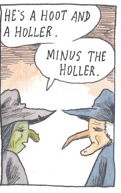 Comic book OCR: HE'S A HOOT AND A HOLLER. 17. MINUS THE HOLLER HE'S A HOOT AND A HOLLER . 17 . MINUS THE HOLLER