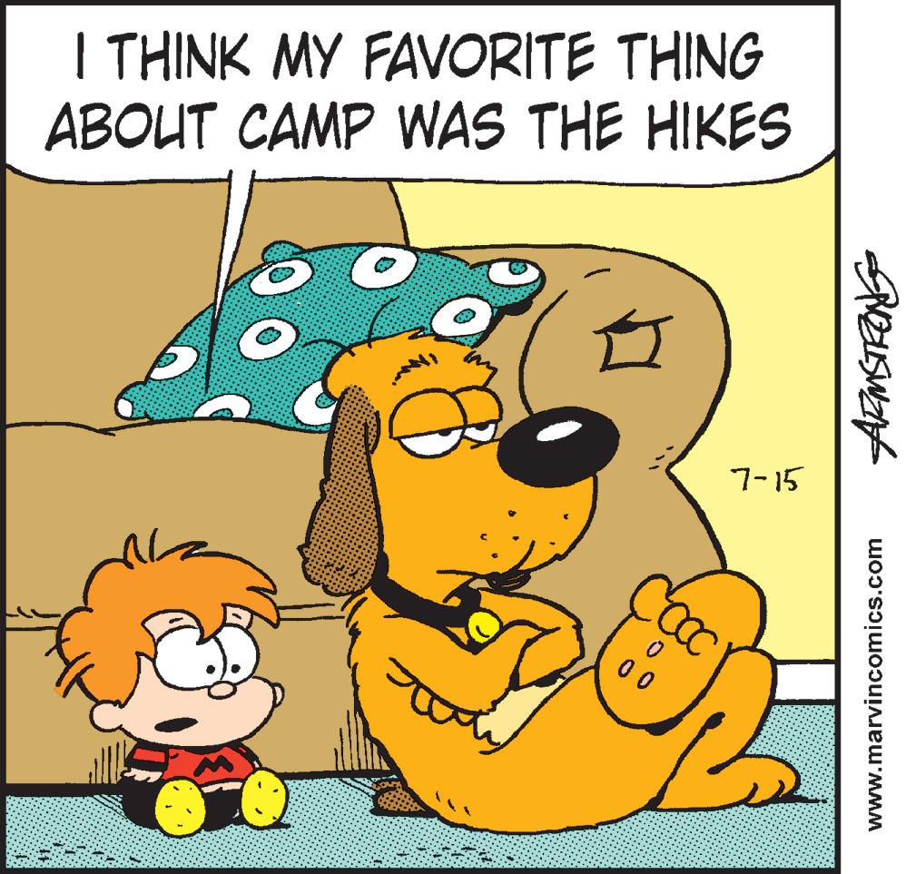 Font OCR: I THINK MY FAVORITE THING ABOUT CAMP WAS THE HIKES D 7-15 Cocc 0 00 SUZUSWEI www.marvincomics.com I THINK MY FAVORITE THING ABOUT CAMP WAS THE HIKES D 7-15 Cocc 0 00 SUZUSWEI www.marvincomics.com