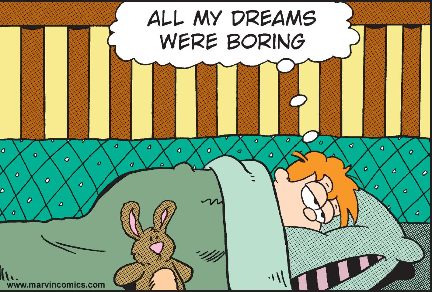 Art OCR: lu www.marvincomics.com ALL MY DREAMS WERE BORING m ? lu www.marvincomics.com ALL MY DREAMS WERE BORING m ?