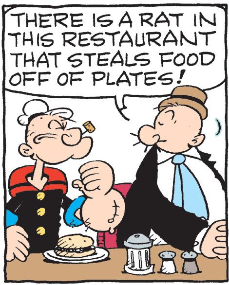 Pleased OCR: THERE IS A RAT IN THIS RESTAURANT THAT STEALS FOOD OFF OF PLATES! C ? (UUU THERE IS A RAT IN THIS RESTAURANT THAT STEALS FOOD OFF OF PLATES ! C ? ( UUU