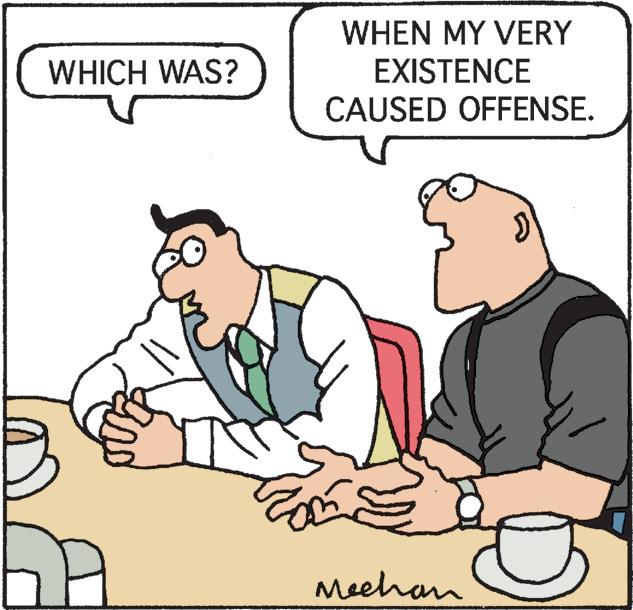 Line OCR: WHICH WAS? WHEN MY VERY EXISTENCE CAUSED OFFENSE. Mechan C WHICH WAS ? WHEN MY VERY EXISTENCE CAUSED OFFENSE . Mechan C