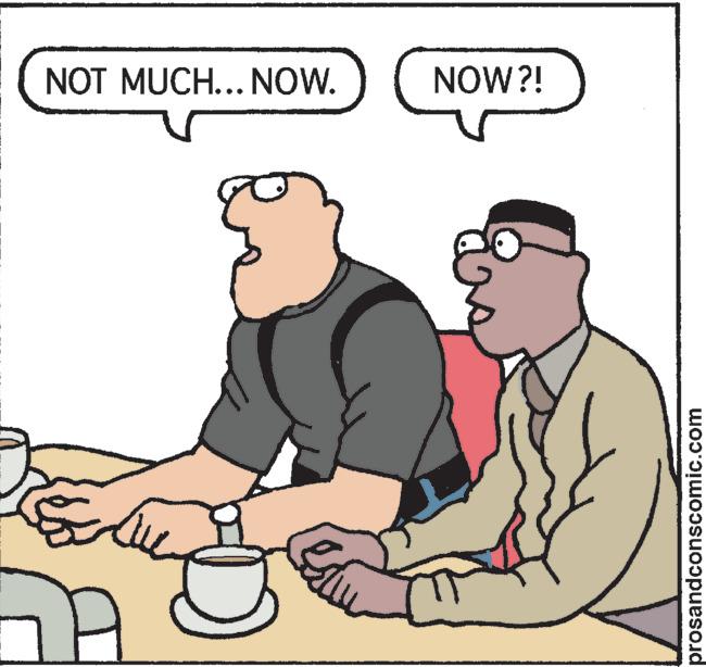Rectangle OCR: NOT MUCH... NOW. ? NOW?! Eas prosandconscomic.com NOT MUCH ... NOW . ? NOW ?! Eas prosandconscomic.com