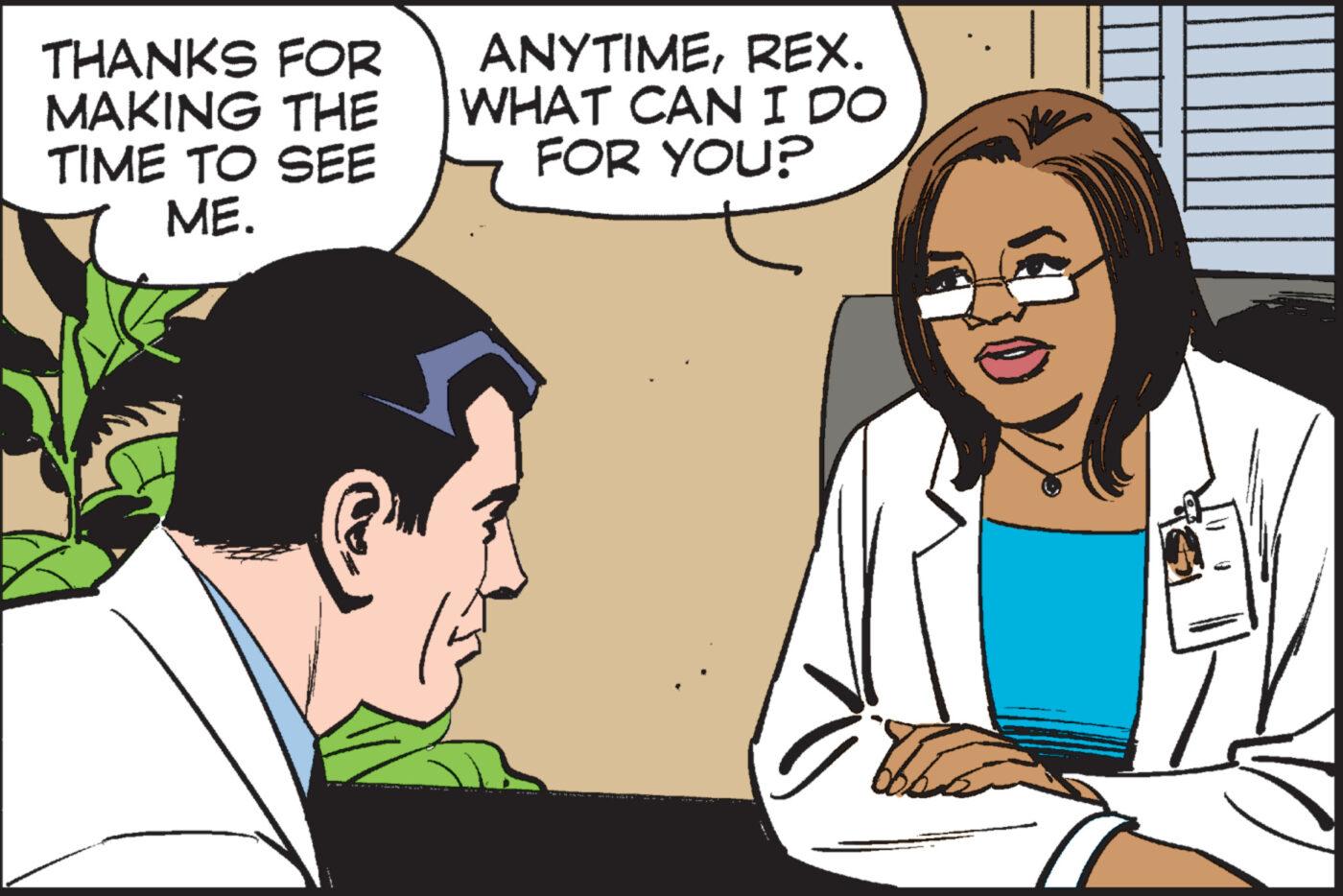 Interaction OCR: THANKS FOR MAKING THE TIME TO SEE ME. ANYTIMEREX. WHAT CAN I DO FOR YOU? re THANKS FOR MAKING THE TIME TO SEE ME . ANYTIMEREX . WHAT CAN I DO FOR YOU ? re
