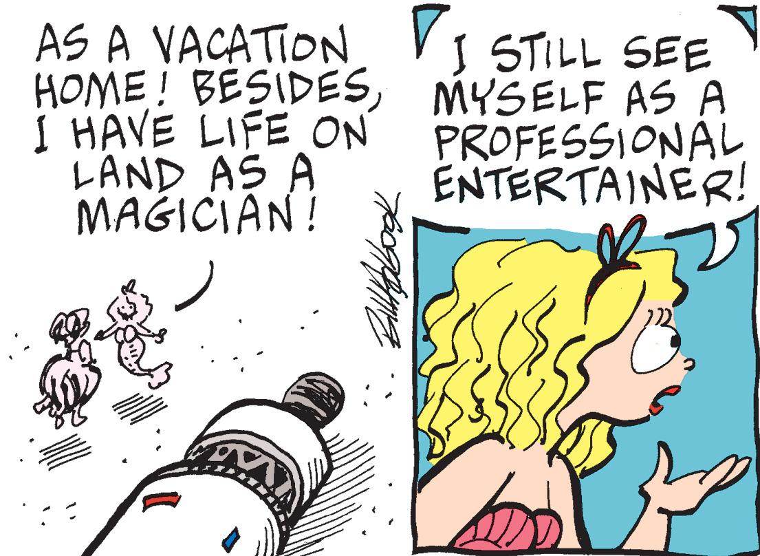 Line art OCR: AS A VACATION. HOME! BESIDESI HAVE LIFE ON LAND AS A MAGICIAN! I STILL SEE MYSELF AS A PROFESSIONAL ENTERTAINER! AS A VACATION . HOME ! BESIDESI HAVE LIFE ON LAND AS A MAGICIAN ! I STILL SEE MYSELF AS A PROFESSIONAL ENTERTAINER !