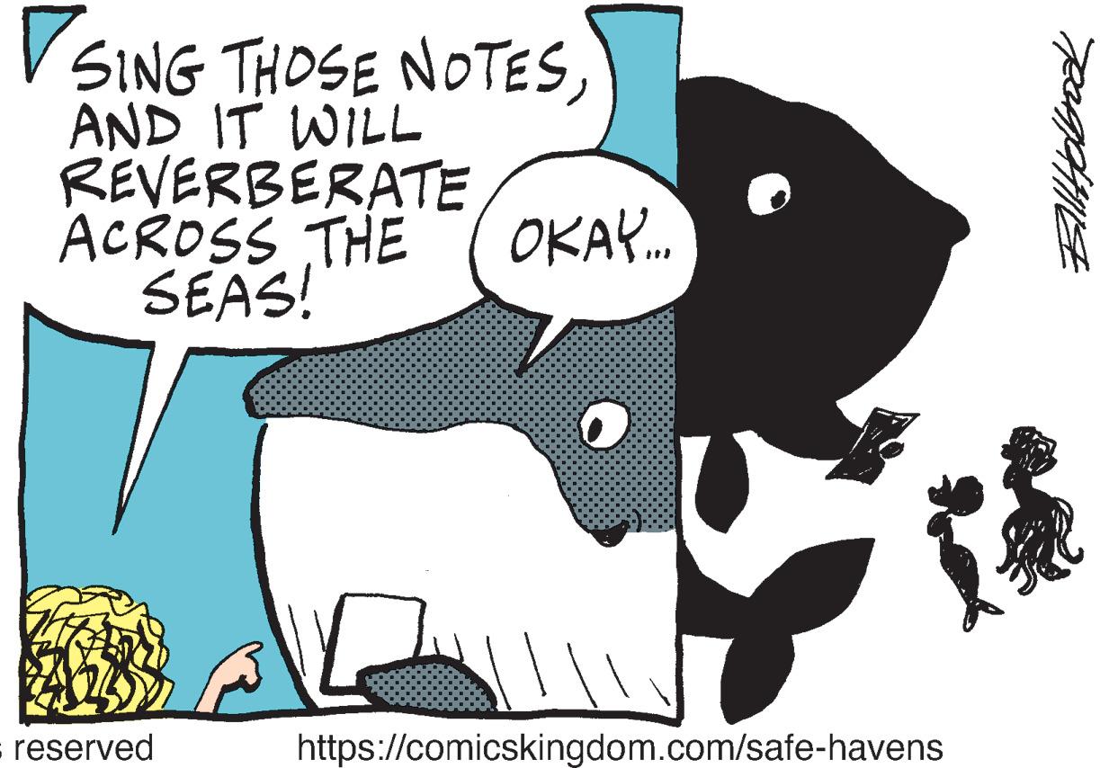 Drawing OCR: V2 SING THOSE NOTESAND IT WILL REVERBERATE ACROSS THE OKAY.... SEAS! : reserved O https://comicskingdom.com/safe-havens Billtobook V2 SING THOSE NOTESAND IT WILL REVERBERATE ACROSS THE OKAY .... SEAS ! : reserved O https://comicskingdom.com/safe-havens Billtobook