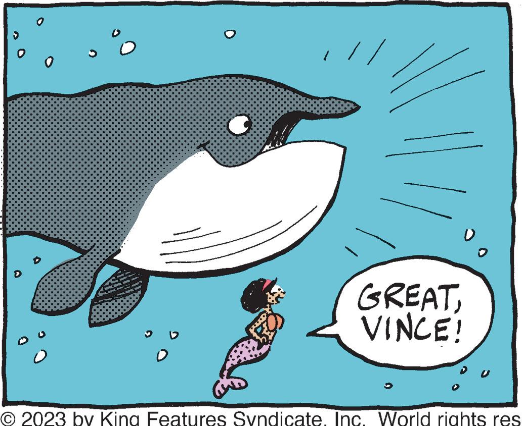 Art OCR: GREATVINCE! © 2023 by King Features Syndicate. Inc. World rights res GREATVINCE ! © 2023 by King Features Syndicate . Inc. World rights res