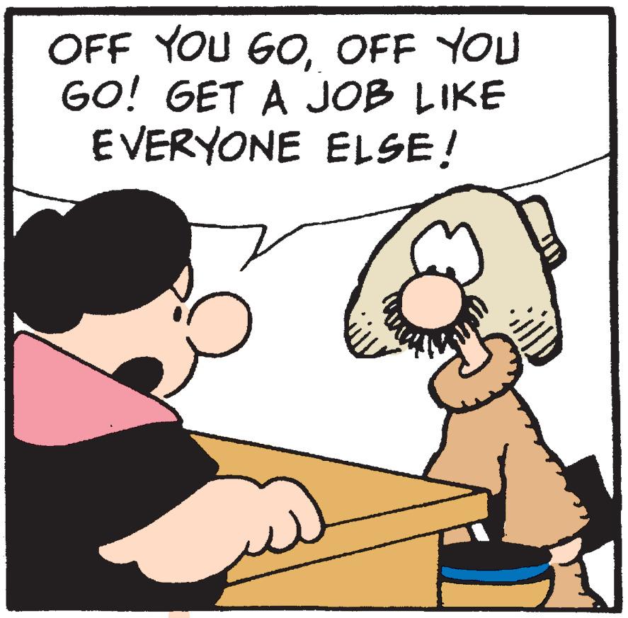 Line OCR: OFF YOU GOOFF YOU GO! GET A JOB LIKE EVERYONE ELSE! U OFF YOU GOOFF YOU GO ! GET A JOB LIKE EVERYONE ELSE ! U