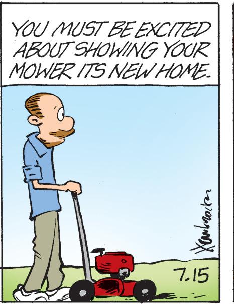 Motor vehicle OCR: YOU MUST BE EXCITED ABOUT SHOWING YOUR MOWER ITS NEW HOME. 1 ????????? 7.15 YOU MUST BE EXCITED ABOUT SHOWING YOUR MOWER ITS NEW HOME . 1 ????????? 7.15