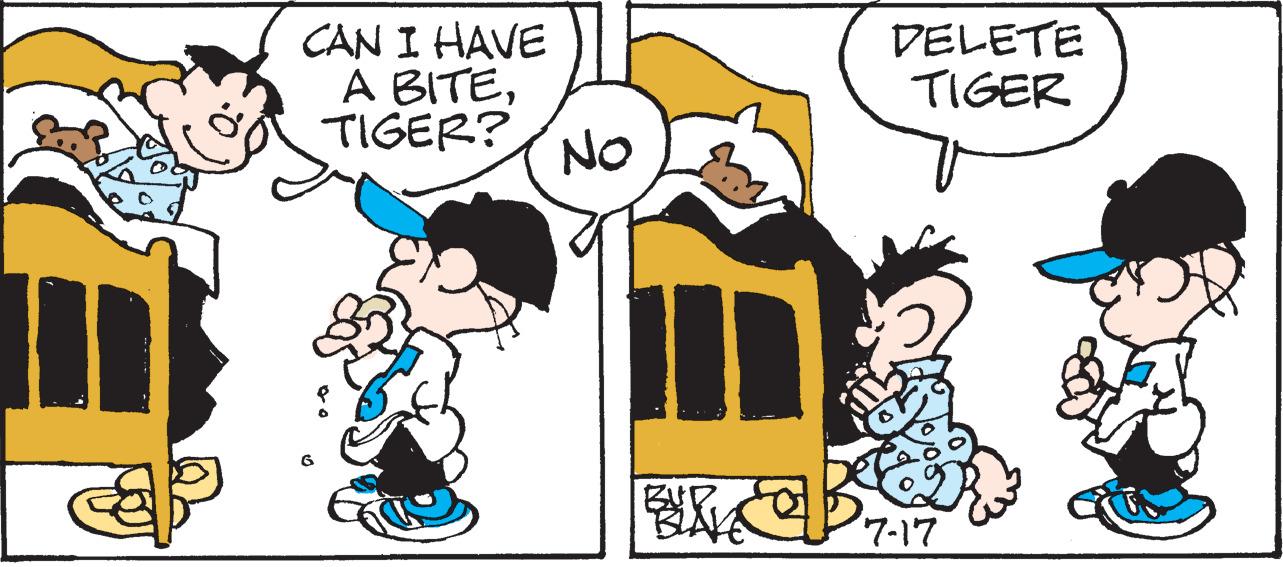 Happy OCR: é CAN I HAVE A BITETIGER? 6 ON E BUR BLAKE DELETE TIGER 7-17 é CAN I HAVE A BITETIGER ? 6 ON E BUR BLAKE DELETE TIGER 7-17