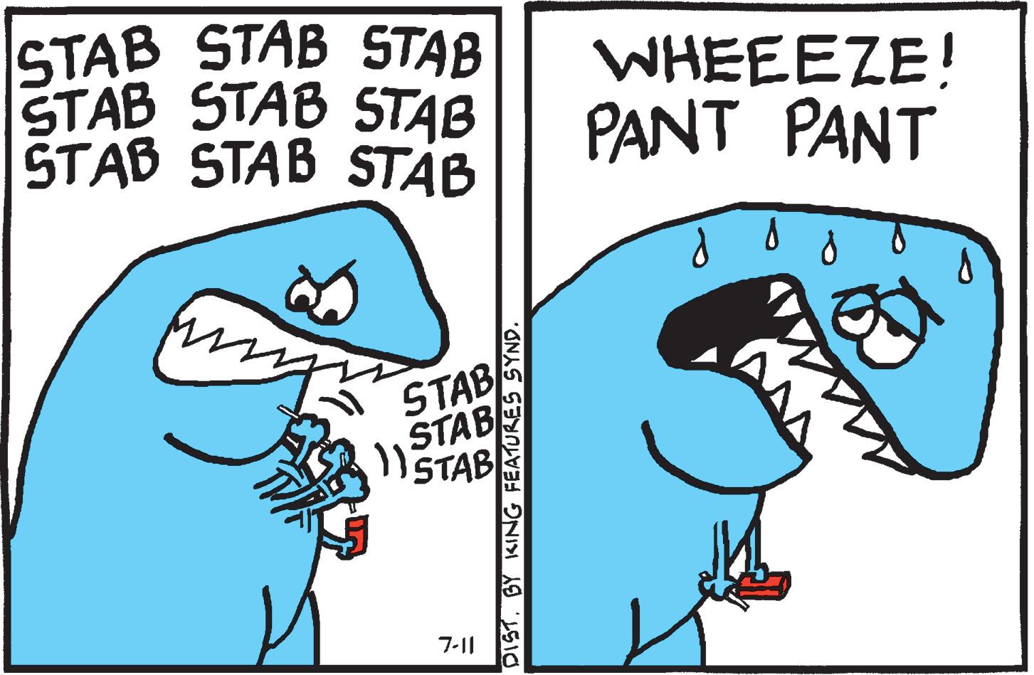 Gesture OCR: STAB STAB STAB STAB STAB STAB STAB STAB STAB my STAB STAB STAB 7-11 DIST. BY KING FEATURES SYND. WHEEEZE! PANT PANT d S M d STAB STAB STAB STAB STAB STAB STAB STAB STAB my STAB STAB STAB 7-11 DIST . BY KING FEATURES SYND . WHEEEZE ! PANT PANT d S M d