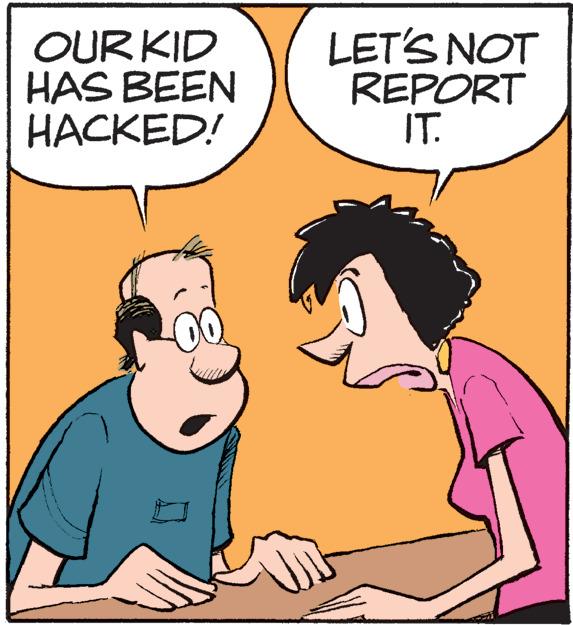 Gesture OCR: OUR KID HAS BEEN HACKED! ****** LET'S NOT REPORT IT. OUR KID HAS BEEN HACKED ! ****** LET'S NOT REPORT IT .