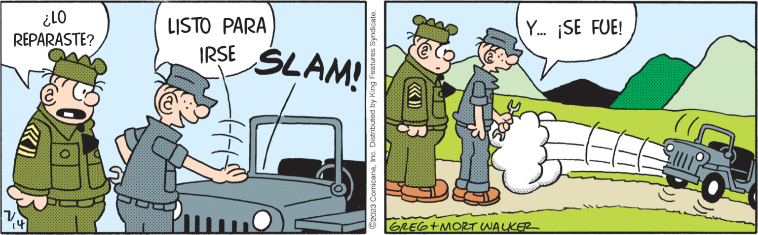 Beetle Bailey (Spanish) - 2023-08-04