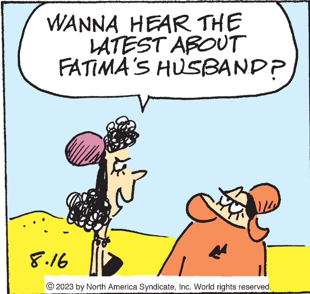 Handwriting OCR: WANNA HEAR THE LATEST ABOUT FATIMA'S HUSBAND? 124 8.16 © 2023 by North America SyndicateInc. World rights reserved. WANNA HEAR THE LATEST ABOUT FATIMA'S HUSBAND ? 124 8.16 © 2023 by North America SyndicateInc. World rights reserved .