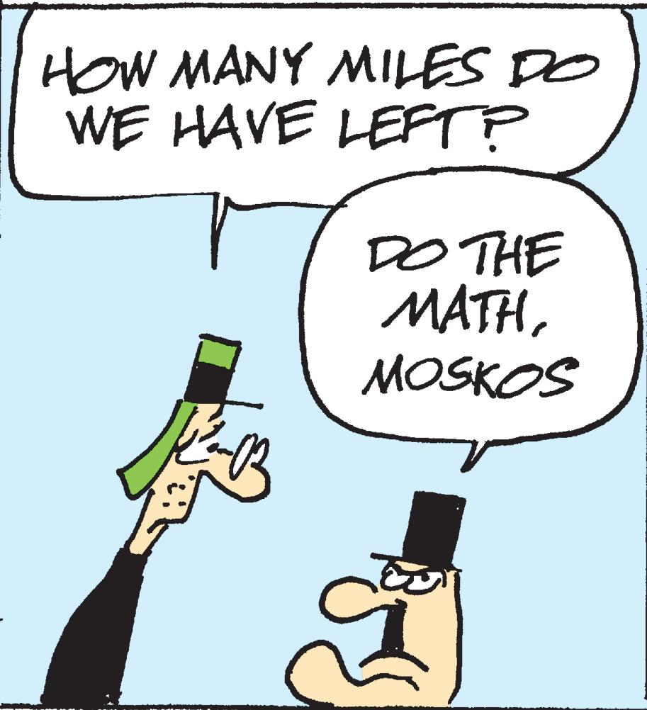 Thumb OCR: HOW MANY MILES DO WE HAVE LEFT? J DO THE ????MOSKOS HOW MANY MILES DO WE HAVE LEFT ? J DO THE ????