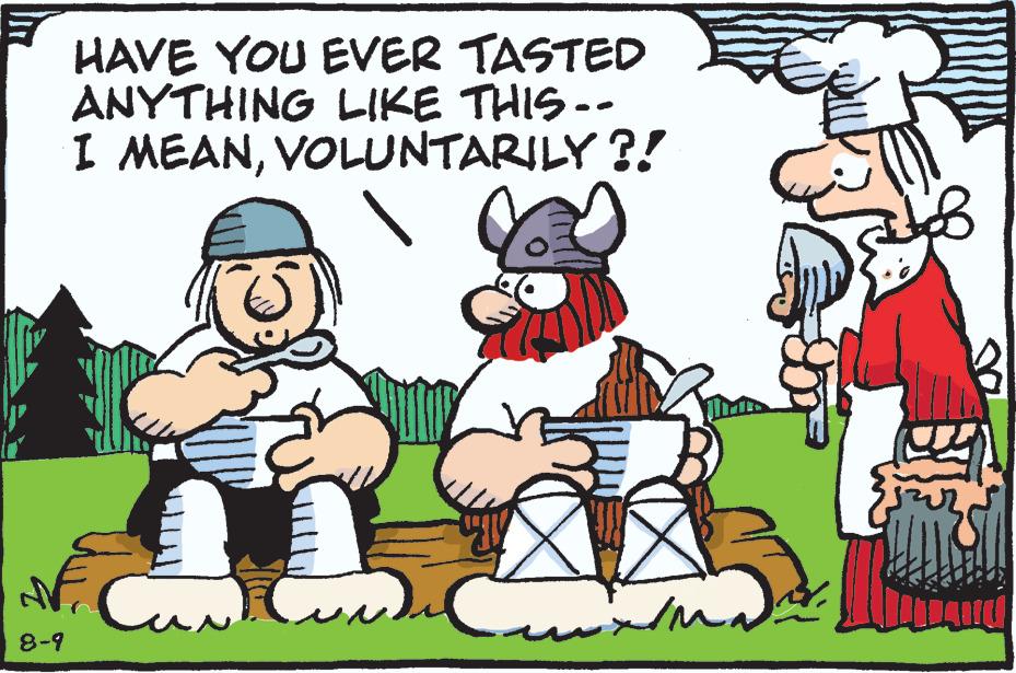 Line OCR: 8-9 HAVE YOU EVER TASTED ANYTHING LIKE THIS.. I MEANVOLUNTARILY ?! /M AITU 8-9 HAVE YOU EVER TASTED ANYTHING LIKE THIS .. I MEANVOLUNTARILY ? ! / M AITU