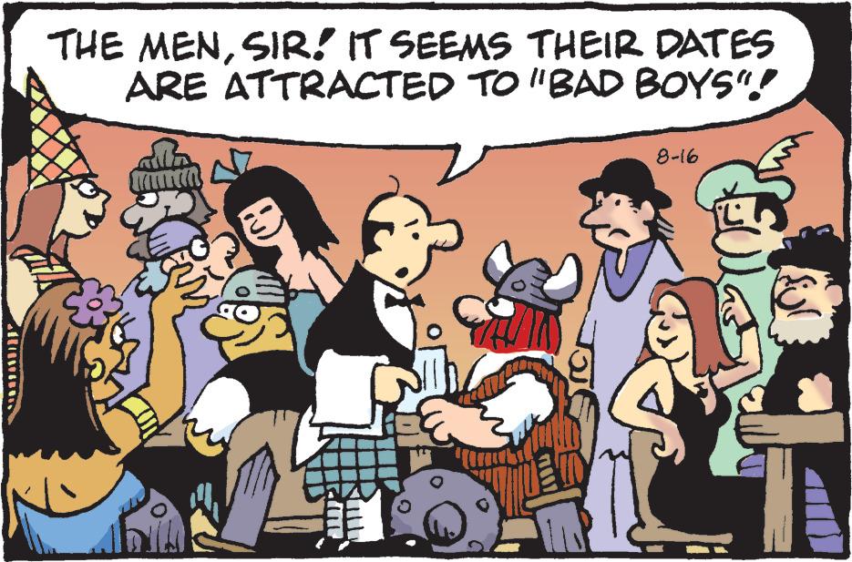 Art OCR: THE MENSIR! IT SEEMS THEIR DATES ARE ATTRACTED TO "BAD BOYS"! NZ P 8-16 Lollan THE MENSIR ! IT SEEMS THEIR DATES ARE ATTRACTED TO " BAD BOYS " ! NZ P 8-16 Lollan