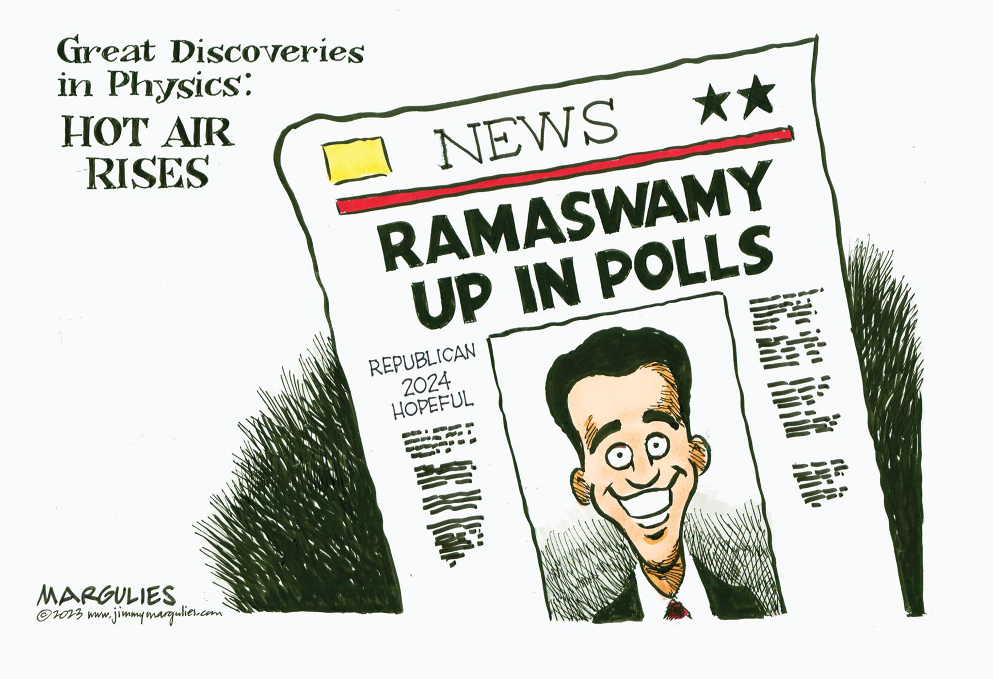 Beard OCR: Great Discoveries in Physics: HOT AIR RISES MARGULIES @ 2023 www.jimmy margulies.com ?? NEWS RAMASWAMY UP IN POLLS REPUBLICAN 2024 HOPEFUL Wycipa Great Discoveries in Physics : HOT AIR RISES MARGULIES @ 2023 www.jimmy margulies.com ?? NEWS RAMASWAMY UP IN POLLS REPUBLICAN 2024 HOPEFUL Wycipa