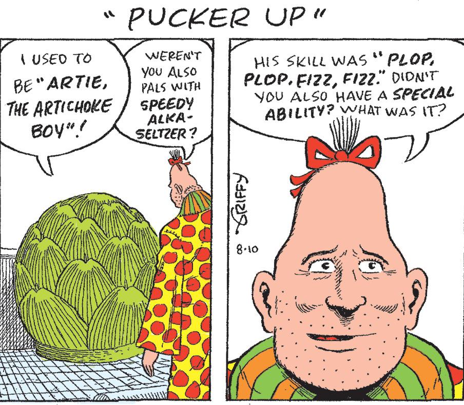 Gesture OCR: I USED TO BE "ARTIETHE ARTICHOKE BOY"! PUCKER UP" WEREN'T YOU ALSO PALS WITH SPEEDY ALKA- SELTZER? HIS SKILL WAS" PLOPFIZZ." DIDN'T YOU ALSO HAVE A SPECIAL ABILITY? WHAT WAS IT? SARIFFY 8.10 even EMP ww 48 A W www ANN I USED TO BE " ARTIETHE ARTICHOKE BOY " ! PUCKER UP " WEREN'T YOU ALSO PALS WITH SPEEDY ALKA SELTZER ? HIS SKILL WAS " PLOPFIZZ . " DIDN'T YOU ALSO HAVE A SPECIAL ABILITY ? WHAT WAS IT ? SARIFFY 8.10 even EMP ww 48 A W www ANN