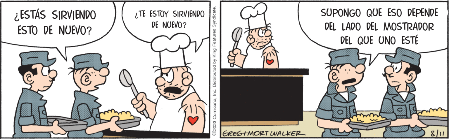Beetle Bailey (Spanish) - 2023-09-01