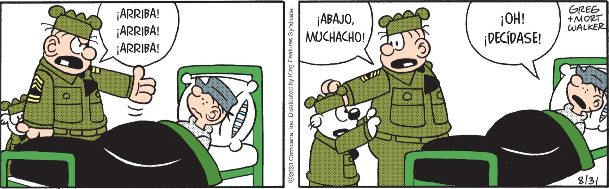 Beetle Bailey (Spanish) - 2023-09-21