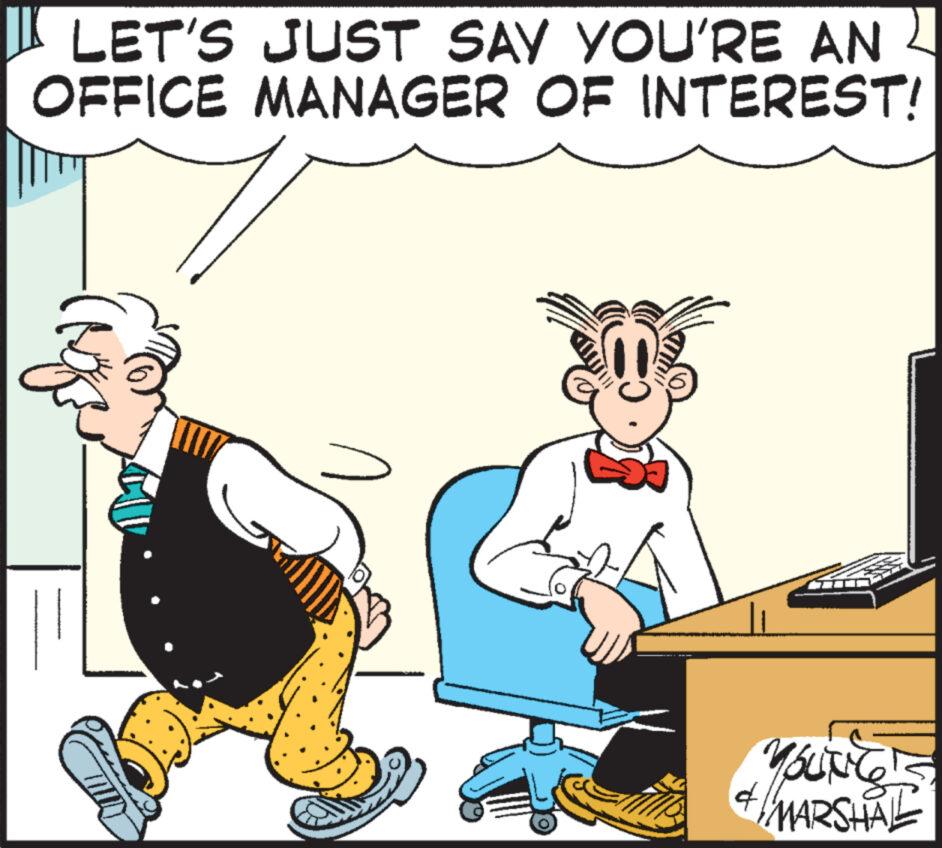 Font OCR: LET'S JUST SAY YOU'RE AN OFFICE MANAGER OF INTEREST! YOUNCE & MARSHAL LET'S JUST SAY YOU'RE AN OFFICE MANAGER OF INTEREST ! YOUNCE & MARSHAL
