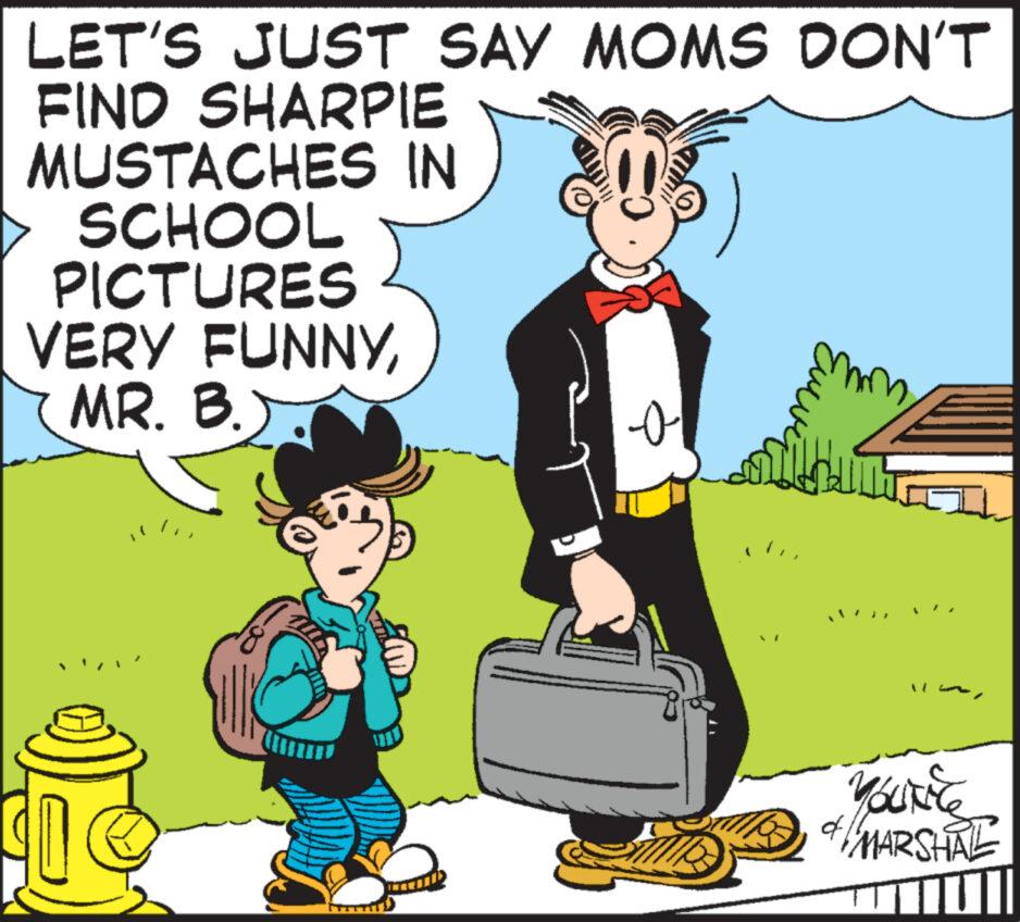 Working animal OCR: LET'S JUST SAY MOMS DON'T FIND SHARPIE MUSTACHES IN 805 SCHOOL PICTURES VERY FUNNYMR. B.) Jo { o YOUNCE MARSHAL LET'S JUST SAY MOMS DON'T FIND SHARPIE MUSTACHES IN 805 SCHOOL PICTURES VERY FUNNYMR . B. ) Jo { o YOUNCE MARSHAL
