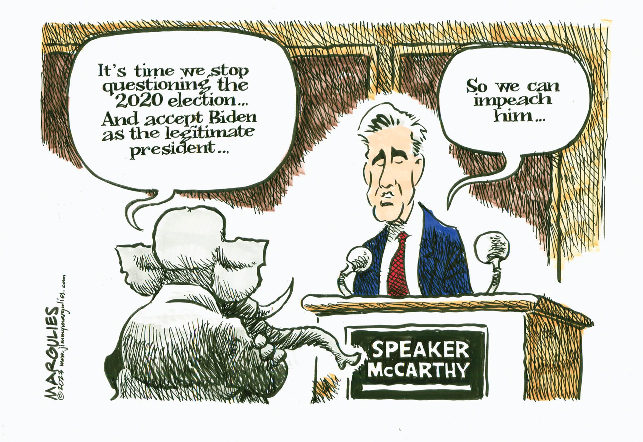 Rectangle OCR: mos MARGULIES · Gramm-mmm 420@ It's time we stop questioning the 2020 election... And accept Biden as the legitimate president... So we can impeach him... SPEAKER MCCARTHY que mos MARGULIES · Gramm - mmm 420 @ It's time we stop questioning the 2020 election ... And accept Biden as the legitimate president ... So we can impeach him ... SPEAKER MCCARTHY que