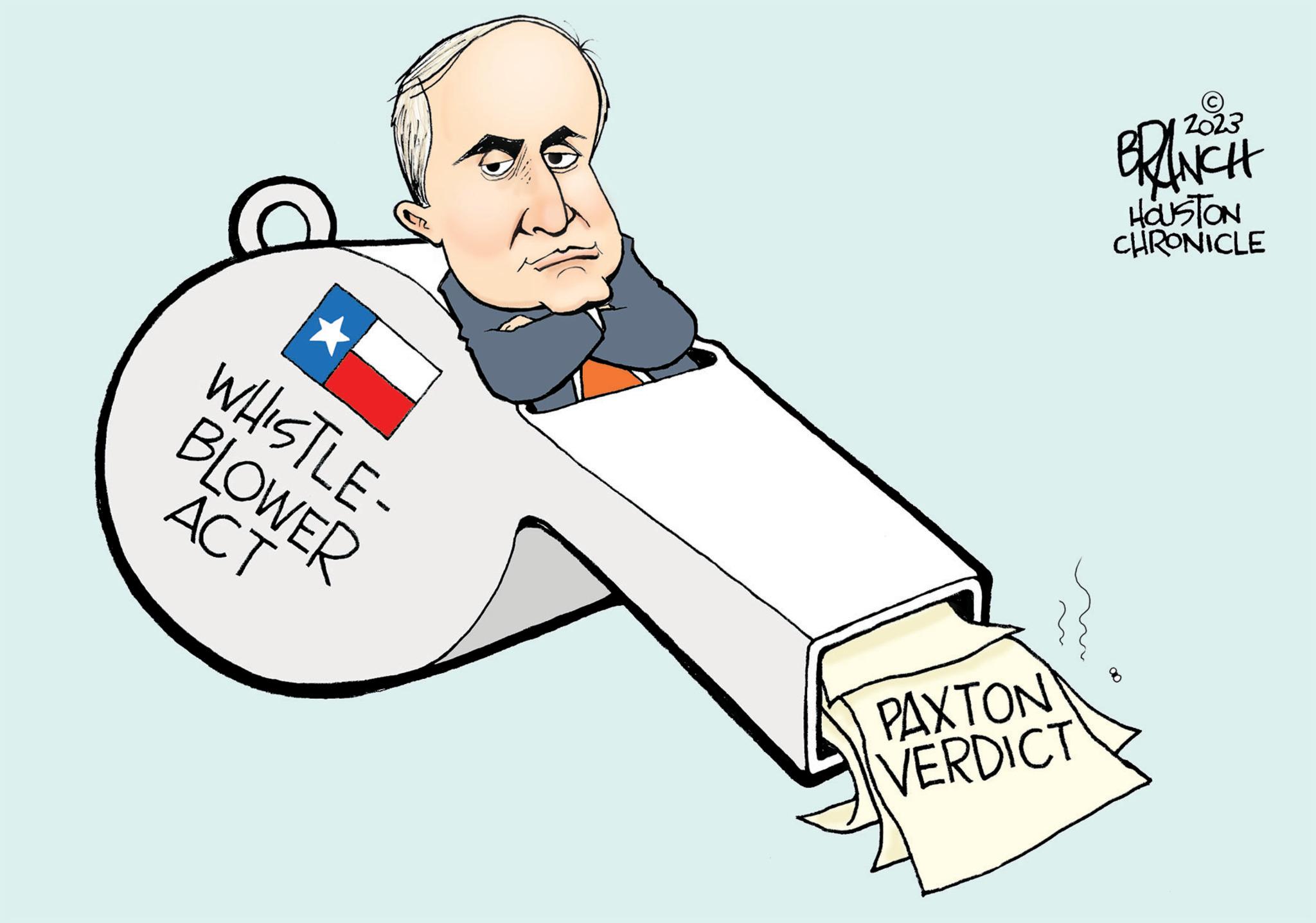 Sharing OCR: WHISTLE- BLOWER ACT PAXTON VERDICT BRANCH HOUSTON CHRONICLE WHISTLE BLOWER ACT PAXTON VERDICT BRANCH HOUSTON CHRONICLE