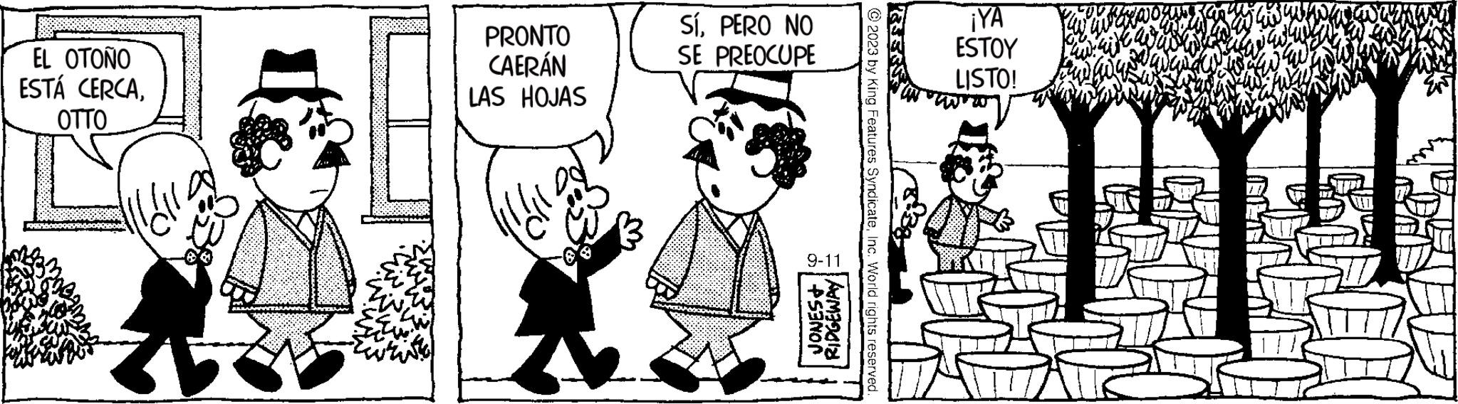 Sharing OCR: EL OTOÑO ESTÁ CERCAOTTO 3 PRONTO CAERÁN LAS HOJAS ? SÍPERO NO SE PREOCUPE 9-11 ¡YA ESTOY LISTO! EL OTOÑO ESTÁ CERCAOTTO 3 PRONTO CAERÁN LAS HOJAS ? SÍPERO NO SE PREOCUPE 9-11 ¡ YA ESTOY LISTO !