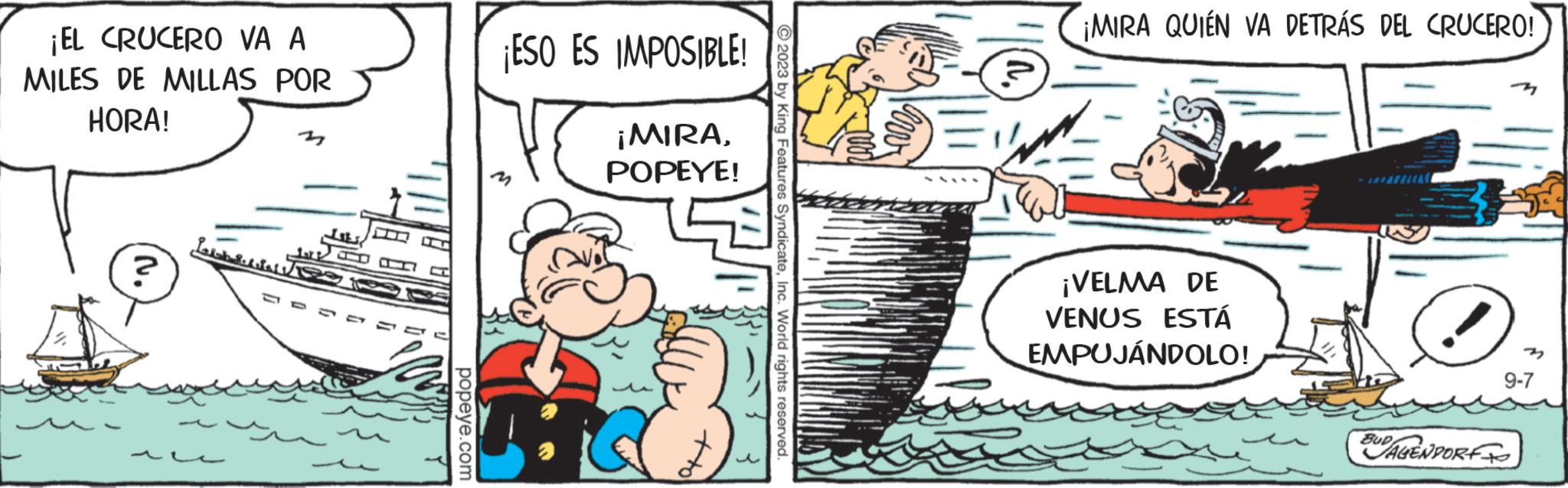 Font OCR: ¡EL CRUCERO VA A MILES DE MILLAS POR HORA! ? popeye.com ¡ESO ES IMPOSIBLE! ¡MIRAPOPEYE! 3 © 2023 by King Features SyndicateInc. World rights reserved. ¡MIRA QUIEN VA DETRÁS DEL CRUCERO! ¡VELMA DE VENUS ESTÁ EMPUJÁNDOLO! BUAGENDORF 2 9-7 ¡ EL CRUCERO VA A MILES DE MILLAS POR HORA ! ? popeye.com ¡ ESO ES IMPOSIBLE ! ¡ MIRAPOPEYE ! 3 © 2023 by King Features SyndicateInc. World rights reserved . ¡ MIRA QUIEN VA DETRÁS DEL CRUCERO ! ¡ VELMA DE VENUS ESTÁ EMPUJÁNDOLO ! BUAGENDORF 2 9-7