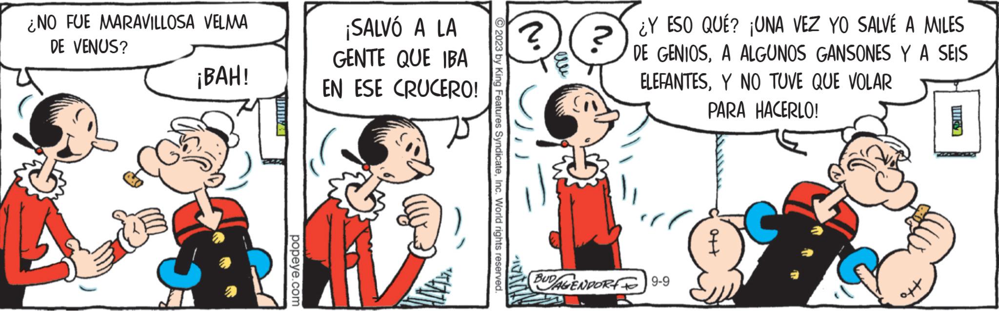 Font OCR: ¿NO FUE MARAVILLOSA VELMA DE VENUS? ¡BAH! popeye.com ¡SALVÓ A LA GENTE QUE IBA EN ESE CRUCERO! O2023 by King Features SyndicateInc. World rights reserved. ? ? ¿Y ESO QUÉ? ¡UNA VEZ YO SALVE A MILES DE GENIOSA ALGUNOS GANSONES Y A SEIS ELEFANTESY NO TUVE QUE VOLAR PARA HACERLO! BUDAGENPORT TO 9-9 ott oft G ¿ NO FUE MARAVILLOSA VELMA DE VENUS ? ¡ BAH ! popeye.com ¡ SALVÓ A LA GENTE QUE IBA EN ESE CRUCERO ! O2023 by King Features SyndicateInc. World rights reserved . ? ? ¿ Y ESO QUÉ ? ¡ UNA VEZ YO SALVE A MILES DE GENIOSA ALGUNOS GANSONES Y A SEIS ELEFANTESY NO TUVE QUE VOLAR PARA HACERLO ! BUDAGENPORT TO 9-9 ott oft G