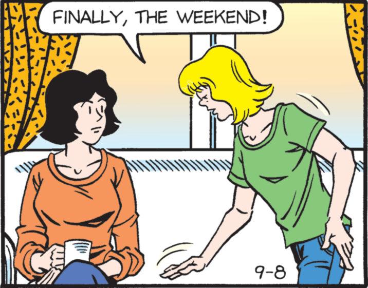 Interaction OCR: FINALLYTHE WEEKEND! WWW 9-8 FINALLYTHE WEEKEND ! WWW 9-8
