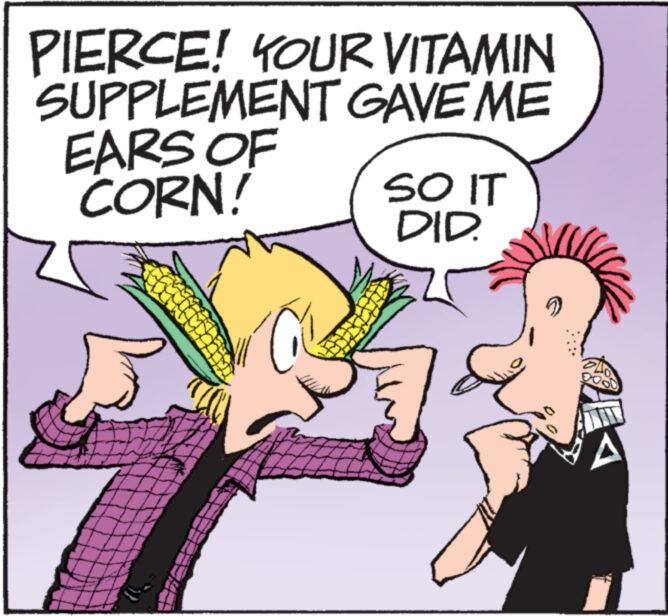 Interaction OCR: PIERCE! YOUR VITAMIN GAVE ME SUPPLEMENT EARS OF CORN! SO IT DID. n DOOD A PIERCE ! YOUR VITAMIN GAVE ME SUPPLEMENT EARS OF CORN ! SO IT DID . n DOOD A