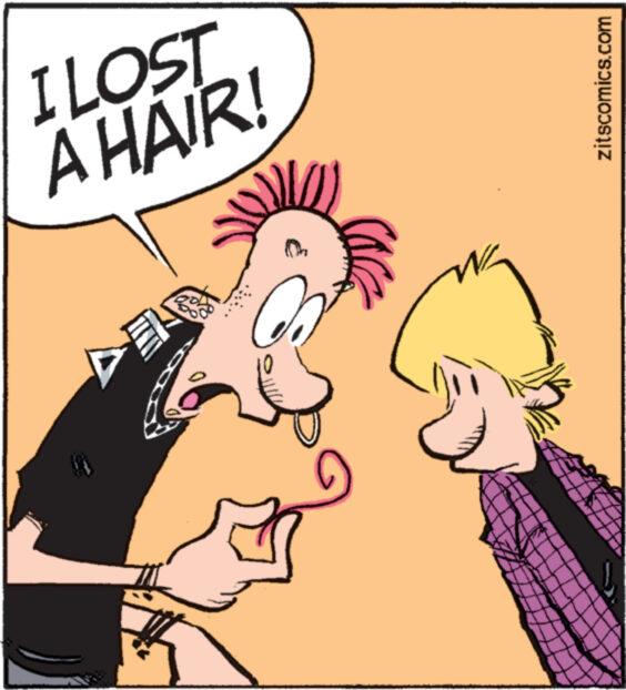 Line OCR: ILOST A HAIR! EN zitscomics.com ILOST A HAIR ! EN zitscomics.com