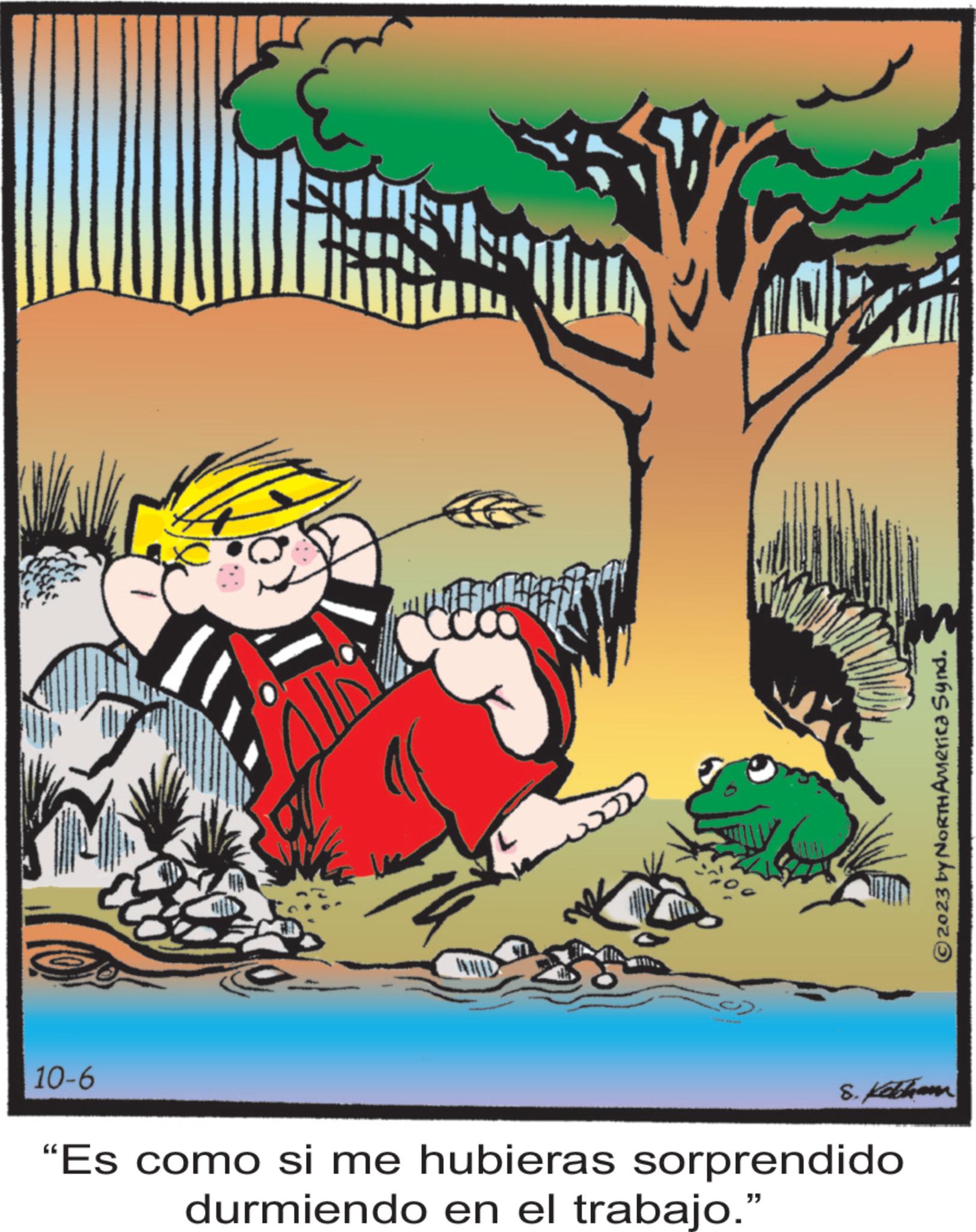 Adaptation OCR: 10-6 16° 54 WID ?? © 2023 by NORTH America Synd. S. Kocham "Es como si me hubieras sorprendido durmiendo en el trabajo." 10-6 16 ° 54 WID ?? © 2023 by NORTH America Synd . S. Kocham " Es como si me hubieras sorprendido durmiendo en el trabajo . "